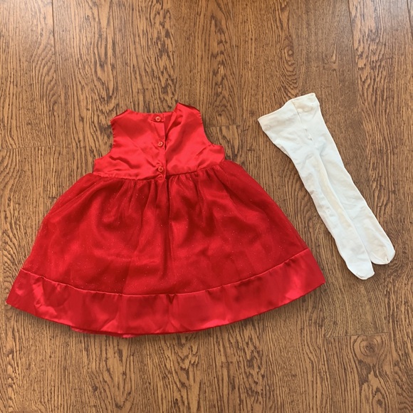 Red Toddler Holiday Dress - Picture 2 of 4